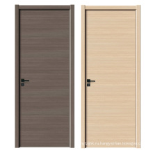 GO-064 Современный дизайн роскошный двойной качание интерьер MDF HDF меламиновый шпон деревянный флеш-панель дверь дверь деревянная кожа